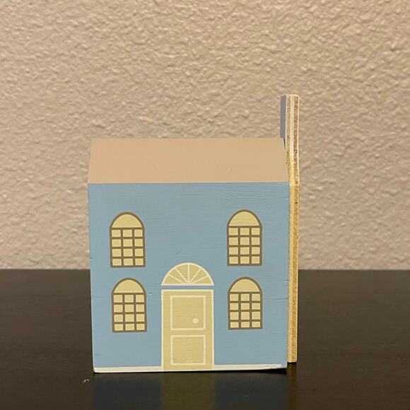 Set of 3 Little wooden houses, wooden blocks - Picture 3 of 10